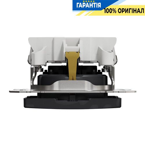 Розетка с з/к со шторками Schneider Electric «Sedna Design» SDD114022 (цвет - черный)