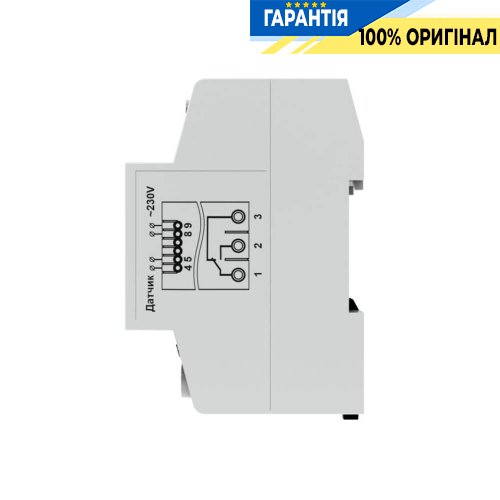 Універсальний терморегулятор DigiTop ТК-4, діапазон -50…+125°С, DIN-рейка, 230V/16А