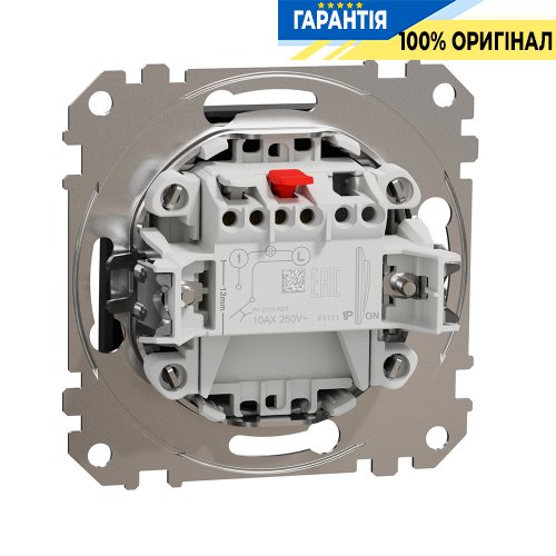 Кнопочный выключатель 1-кл Schneider Electric «Sedna Design» SDD114111 (цвет - черный)