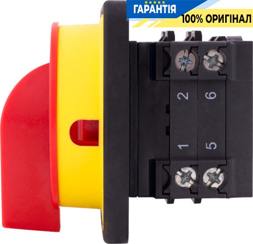 Пакетный переключатель E.NEXT LK25/2.211-ZК/45 щитовой с передней панелью, 3 полюса, 0-1, 25А 8415-200