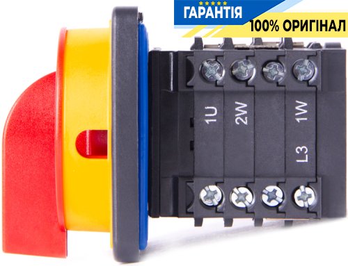 Пакетный переключатель E.NEXT LK25/4.322-ZК/45 щитовой с передней панелью, 0-1-2, 25А 8425-200