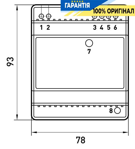 Блок живлення на DIN-рейку E.NEXT e.m-power.30.24 30Вт DC 24В i083003