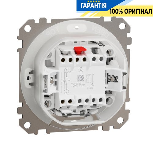 Перемикач 1-кл IP44 Schneider Electric Sedna Design SDD214106 (колір - чорний)