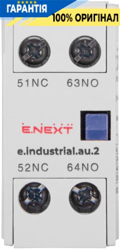 Додатковий контакт E.NEXT e.industrial.au.2.11, 1NO+1NC, артикул i0140006