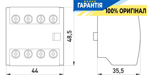Дополнительный контакт E.NEXT e.industrial.au.4.40 4NO i0140003