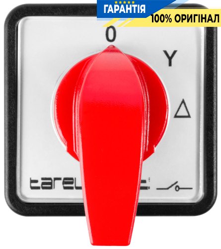 Пакетный переключатель E.NEXT LK25/4.324-ZP/45 щитовой с передней панелью, 0-звезда-треугольник, 25А 8441-200