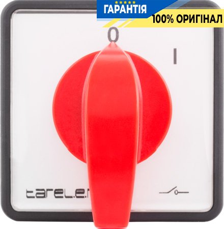 Пакетный переключатель E.NEXT LK40/1.216-ZP/45 щитовой с передней панелью, 1 полюс, 0-1, 40А 8661-200