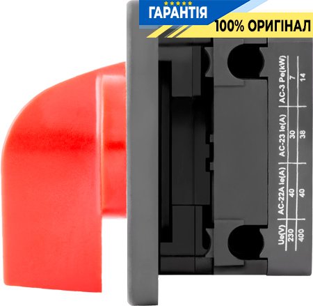 Пакетный переключатель E.NEXT LK40/1.216-ZP/45 щитовой с передней панелью, 1 полюс, 0-1, 40А 8661-200