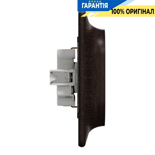Розетка 2-а з з/к зі шторками Schneider Electric «Sedna Elements» SDD381221 (колір - венге)