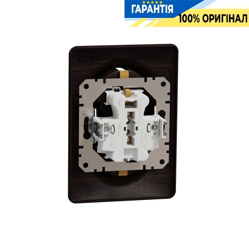 Розетка 2-а з з/к зі шторками Schneider Electric «Sedna Elements» SDD381221 (колір - венге)