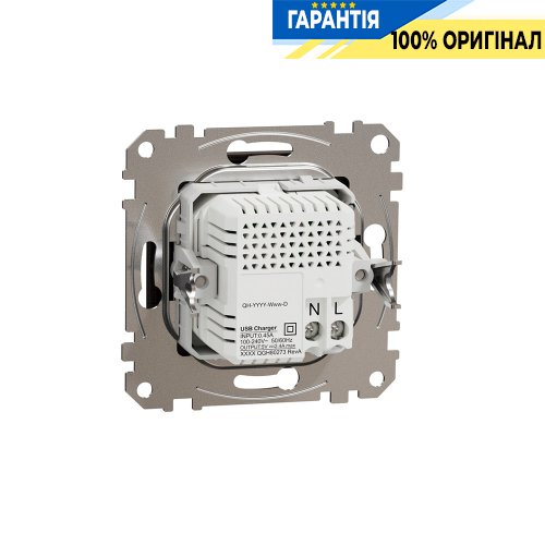 USB розетка тип A+C 2,4A Schneider Electric Sedna Elements SDD181402 (колір - венге)