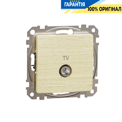 Розетка TV конечная 4дб Schneider Electric «Sedna Elements» SDD180471 (цвет - береза)