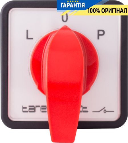 Пакетний перемикач E.NEXT LK16/3.325-ZP/45 щитовий з передньою панеллю, L-0-P, 16А 8351-200