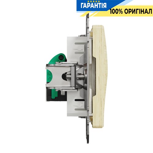 Компьютерная розетка RJ45 кат. 5е UTP Schneider Electric «Sedna Elements» SDD180451 (цвет - береза)