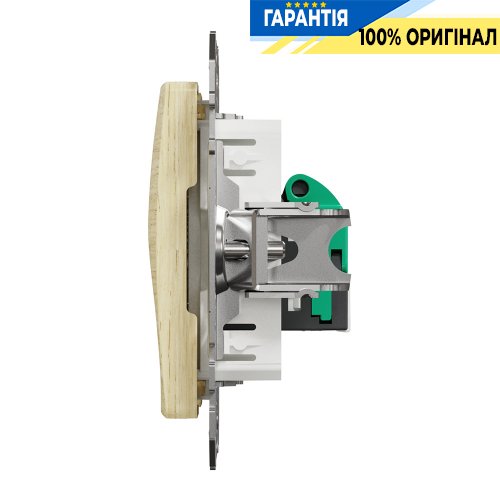 Компьютерная розетка RJ45 кат. 5е UTP Schneider Electric «Sedna Elements» SDD180451 (цвет - береза)