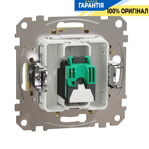 Компьютерная розетка RJ45 кат. 5е UTP Schneider Electric «Sedna Elements» SDD180451 (цвет - береза)