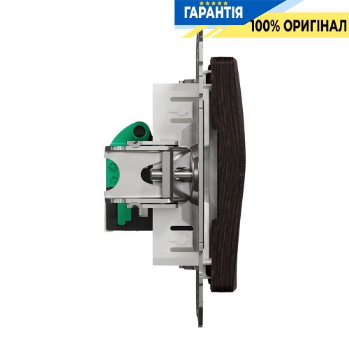 Комп'ютерна розетка RJ45 кат. 5е UTP Schneider Electric «Sedna Elements» SDD181451 (колір - венге)
