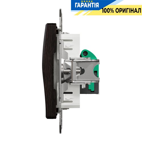 Комп'ютерна розетка RJ45 кат. 5е UTP Schneider Electric «Sedna Elements» SDD181451 (колір - венге)