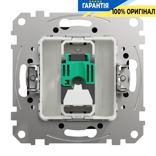 Комп'ютерна розетка RJ45 кат. 5е UTP Schneider Electric «Sedna Elements» SDD181451 (колір - венге)