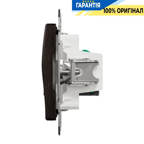 Комп'ютерна розетка 2-а RJ45 кат. 5е UTP Schneider Electric «Sedna Elements» SDD181452 (колір - венге)