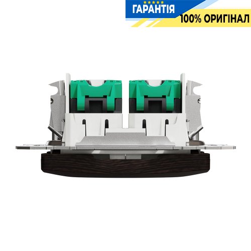Комп'ютерна розетка 2-а RJ45 кат. 5е UTP Schneider Electric «Sedna Elements» SDD181452 (колір - венге)