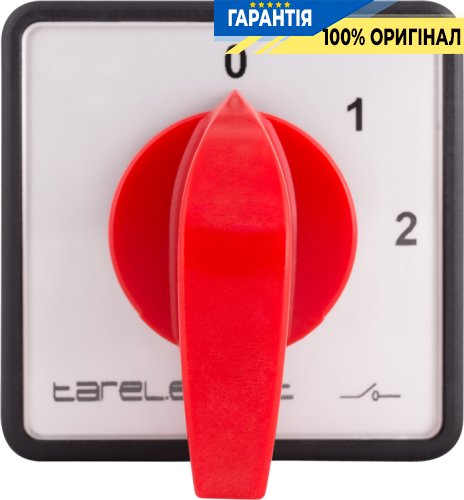 Пакетный переключатель E.NEXT LK63/4.322-ZP/45 щитовой с передней панелью, 0-1-2, 63А 8821-200