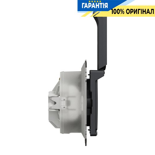 Розетка с з/к со шторками и с крышкой IP44 Schneider Electric «Sedna Design» SDD214024 (цвет - черный)