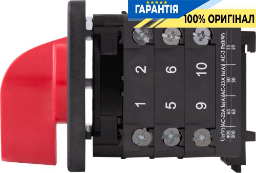 Пакетний перемикач E.NEXT LK63/3.323-SP/45, щитовий, на DIN-рейку, 3 полюси, 1-0-2, 63А, артикул 8837-200