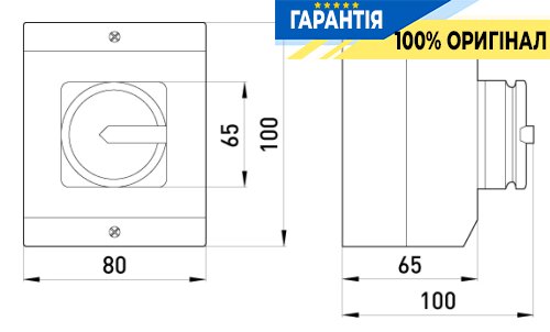 Пакетний перемикач E.NEXT e.industrial.sb.1-0.3.20, 3 полюси, 20А (0-1), артикул i0360001