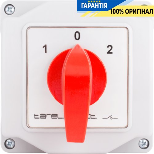 Пакетний перемикач E.NEXT LK25/3.323-ОВ/45, 3 полюси, 1-0-2, 25А, IP44, артикул 8434-200