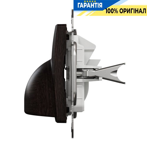 Розетка для вывода кабеля Schneider Electric «Sedna Elements» SDD181903 (цвет - венге)