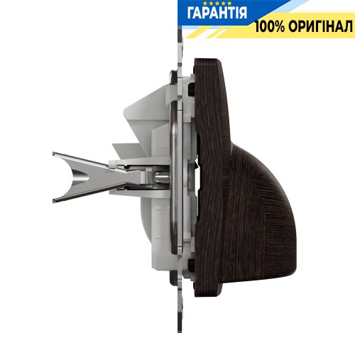 Розетка для вывода кабеля Schneider Electric «Sedna Elements» SDD181903 (цвет - венге)