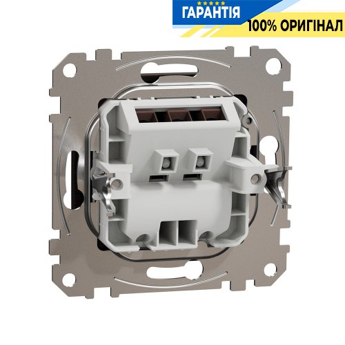Розетка для вывода кабеля Schneider Electric «Sedna Elements» SDD181903 (цвет - венге)