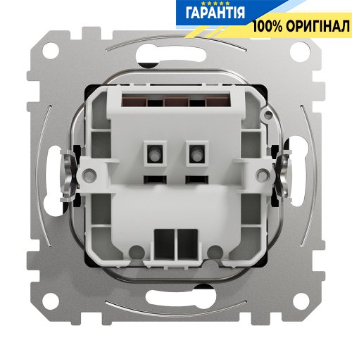 Розетка для вывода кабеля Schneider Electric «Sedna Elements» SDD181903 (цвет - венге)