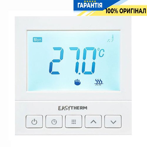 Терморегулятор EASYTHERM EASY PRO для теплої підлоги 3000Вт, діапазон +5°..70°С, код 55521