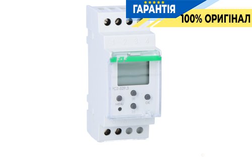 Програмований таймер F&F PCZ-529.3 DIN 24-264В AC/DC 1ПК 16А річний з NFC