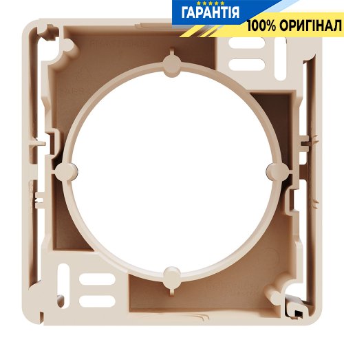 Коробка для поверхневого монтажу 1-пост Schneider Electric «Sedna Design» SDD112901 (колір - бежевий)