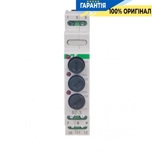 Блок запобіжників BZ-3 F&F 250 V AC/DC 6,3А з 3 індикаторами LED