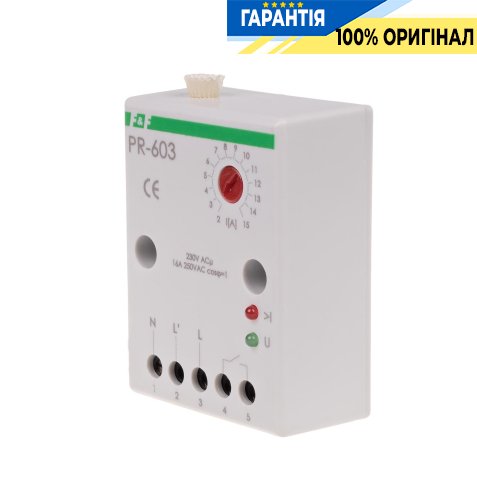 Пріоритетне реле F&F PR-603 1НО 230В AC 2-15А накладне монтаж