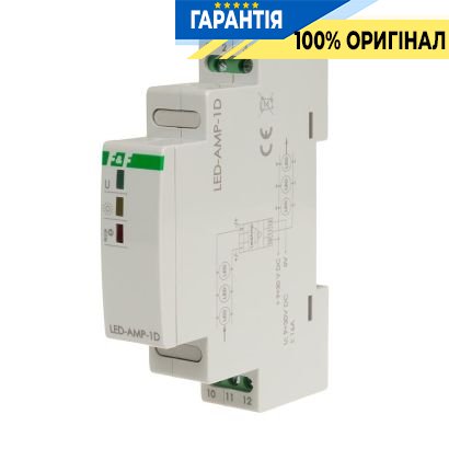 Підсилювач сигналу живлення F&F LED-AMP-1D для світлодіодного освітлення, монтаж на DIN-рейку