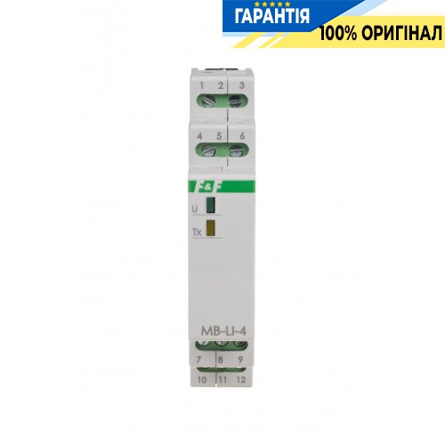 Лічильник імпульсів MB-LI-4 Lo F&F з точним вимірюванням та надійною роботою, артикул MB-LI-4 Lo