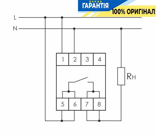 Электромагнитное реле F&F PK-1Z-30-230 1xNO 30А 230V AC DIN-рейка