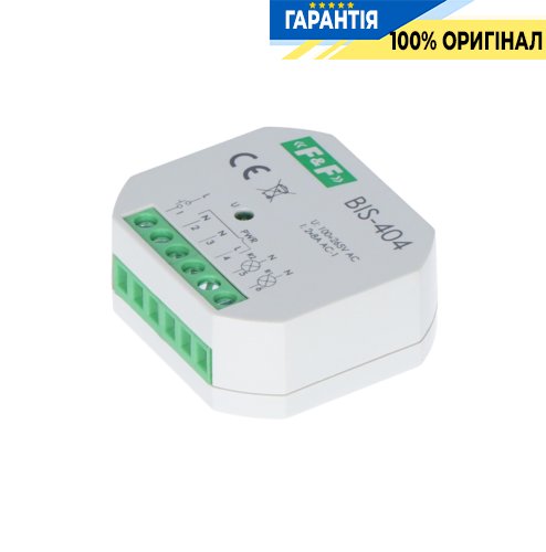 Імпульсне реле F&F BIS-404, 2 секції, 2xNO/NC, 5А, 230В