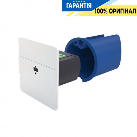 Лазерний датчик руху для сходів F&F DRL-12-1, 12-24VDC, 50Вт, IP40, монтаж ø35 мм, білий