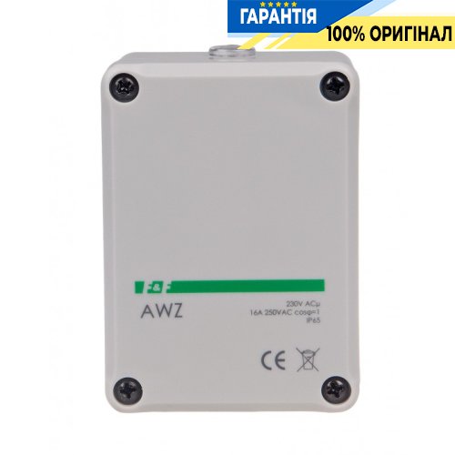 Сумеречне реле AWZ 16А F&F накладне 1НО 16А 220-230В IP65 з датчиком 2-1000Lx