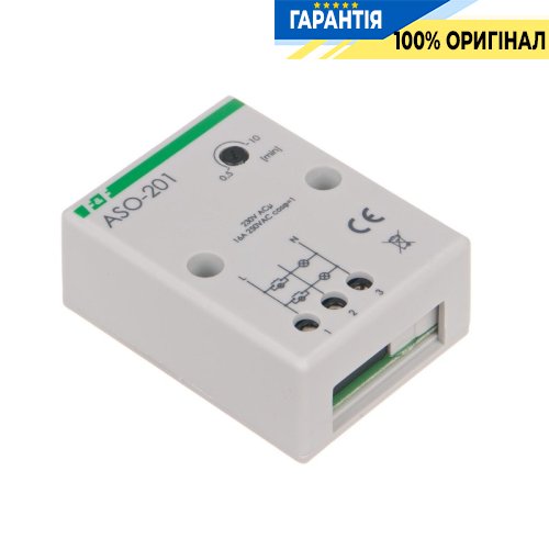 Лестничное реле ASO-201 F&F накладное 1НВ 230В 10А с задержкой 0,5-10 мин