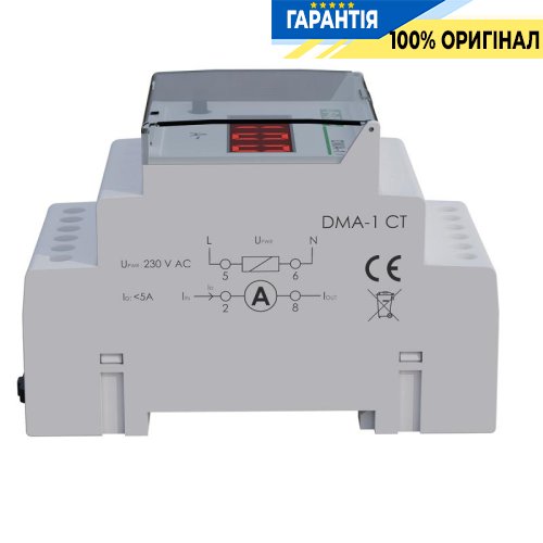 Цифровий однофазний індикатор струму F&F DMA-1-CT для контролю електричних параметрів