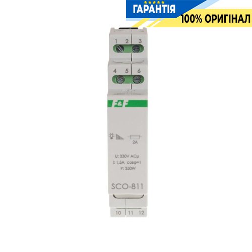 Регулятор яркости F&F SCO-811 DIN 350Вт 230В/AC с креплением на DIN-рейку