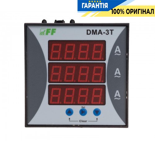 Амперметр DMA-3T F&F для вимірювання струму, надійний та точний прилад з артикулом DMA-3T