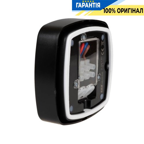 Датчик движения F&F DR-09B-IP65, накладной, 230В/10А, 360°, IP65, черный, с функцией присутствия